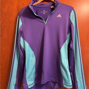 Adidas Two-Tone Purple and Blue Jacket